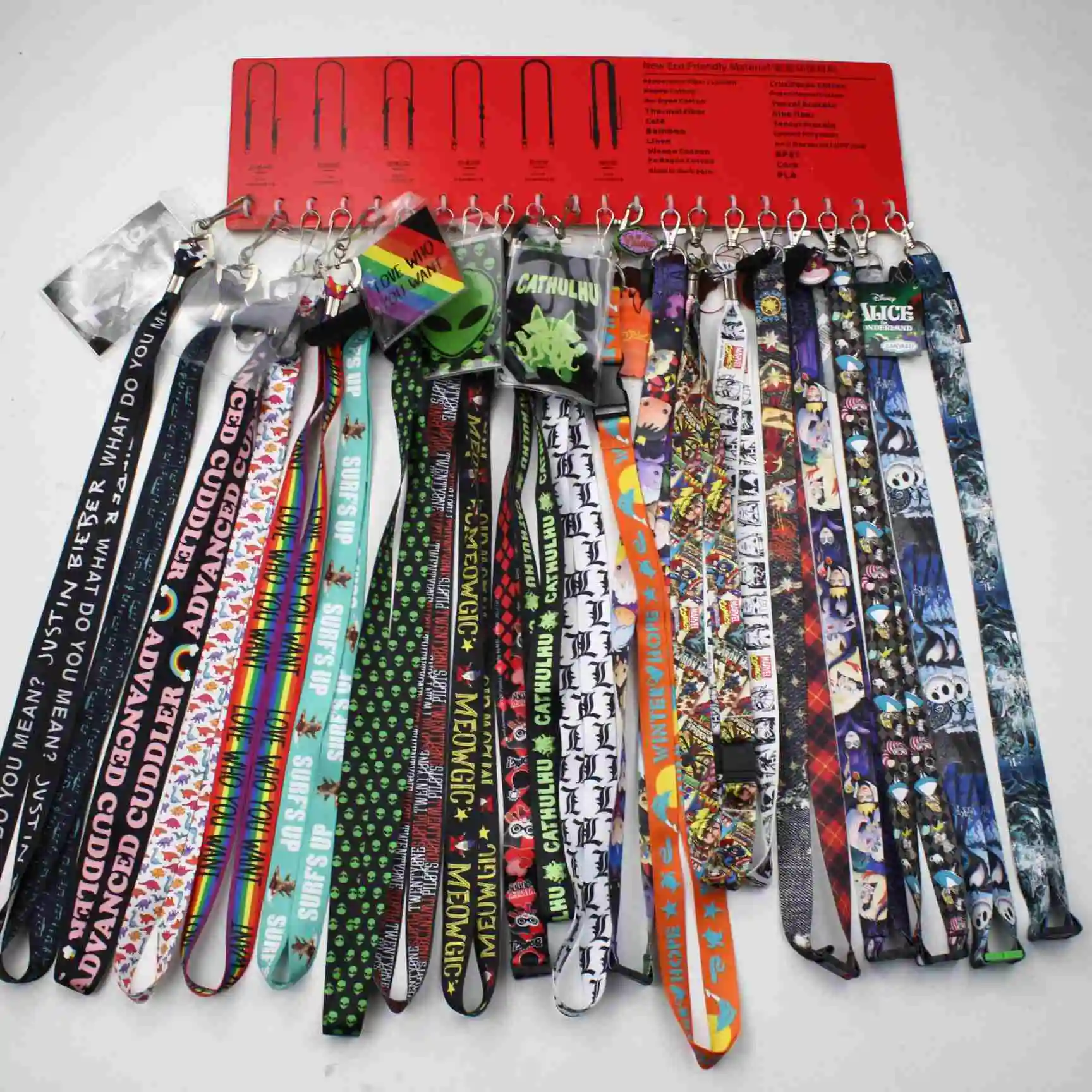 Hight Quality New Arrival LED Light-Up Flashing Lanyards, Keychain Key Holder Necklace/