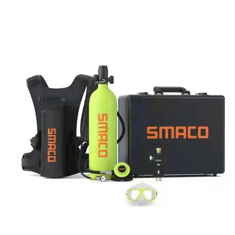 Manufacturer Direct Sale SMACO S700Pro 2Litre High Pressure 20mpa 3000psi 200bar Air Tank Scuba Diving Tank Equipment Set