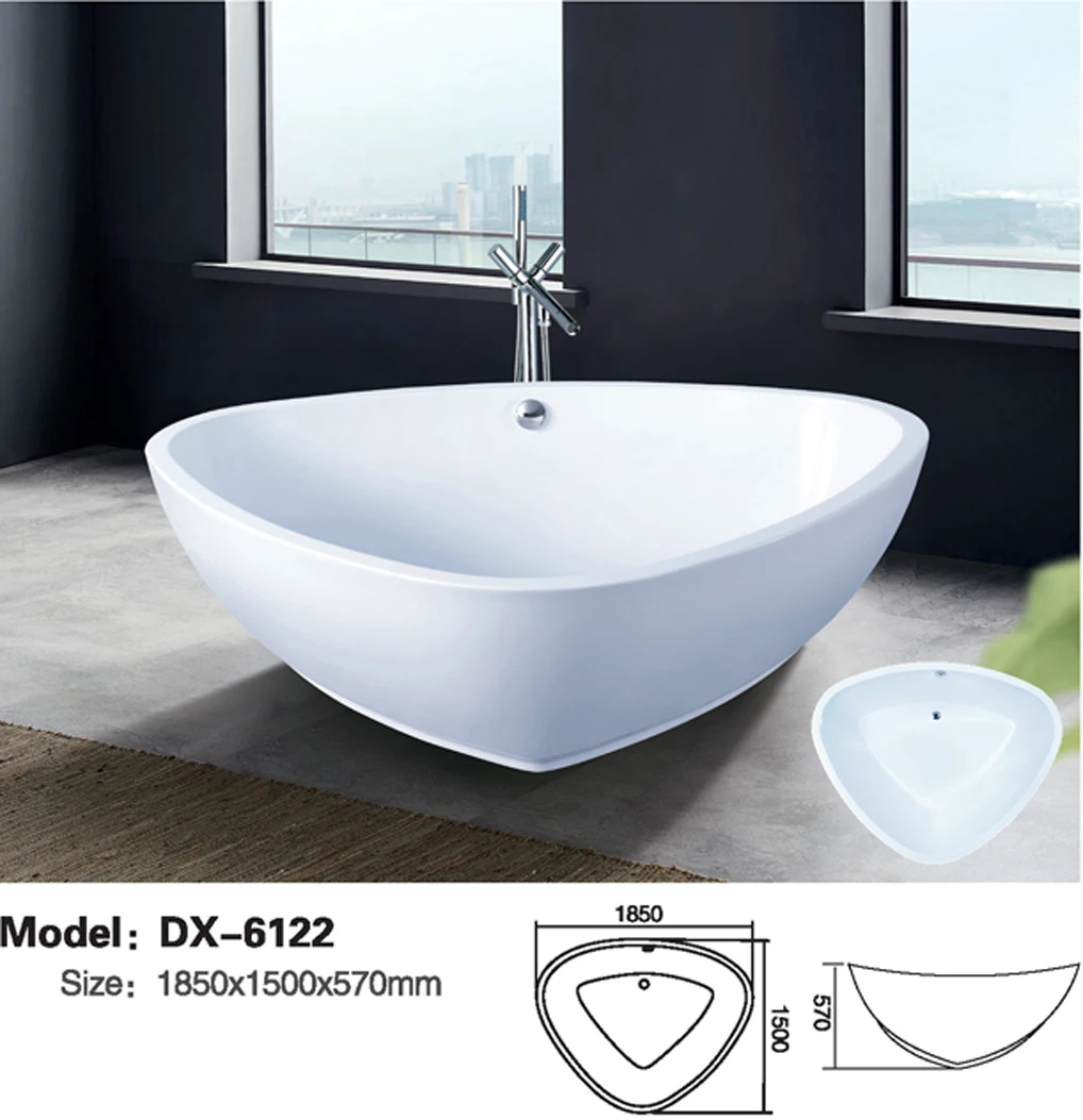 China Products/Suppliers. Free Stand Massage Bath Tub Whirlpool Acrylic Bathtub with Glass Dx6123