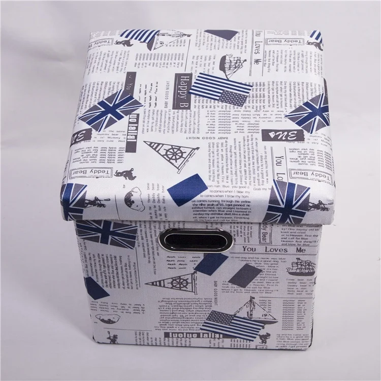 
Custom High Quality Luxury Cubic Leather Ottoman Storage Boxes Ottoman Pouf Foldable Storage Ottoman 