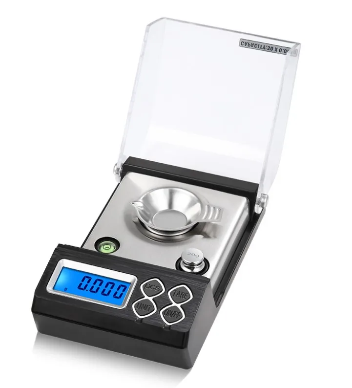 Высокоточные Электронные цифровые весы для ювелирных изделий, 50 г/0,001 г