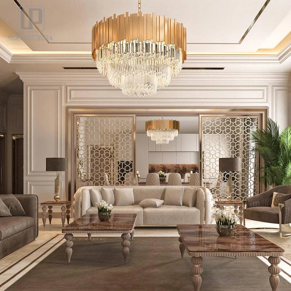 Italian Furniture Sofa Luxury Living Room Furniture Set Leather Sofa - UP decors