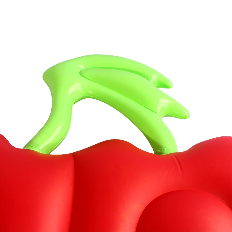 Custom Logo Big Size Inflatable Raft Red Cherry For Team Building Inflatable Float Cherry Inflatable Floating Island Float