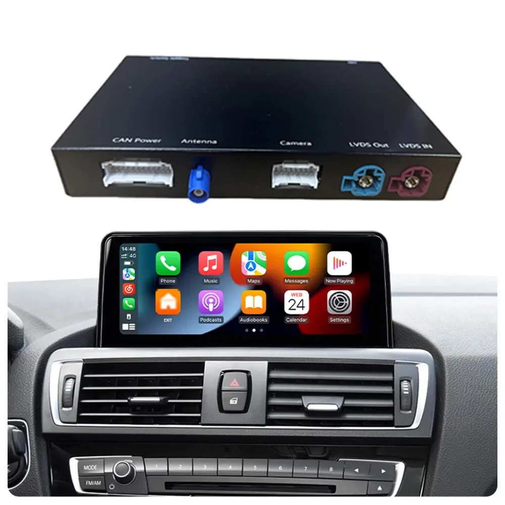 10.25 Inch Linux System Wireless CarPlay Android Auto Car Multimedia Player for BMW 1 2 3 4 5 6 7series  NBT Navigation