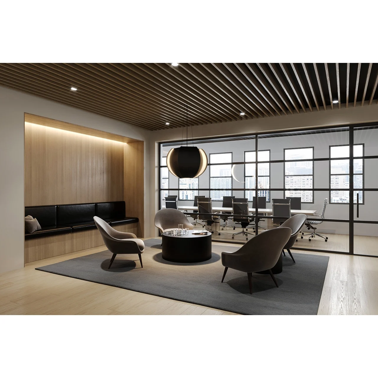 Baffle Ceilings System Cost Price Aluminum Linear Wood Metal Modern Good Office Building Perforated Aluminum Ceiling Tiles 100m