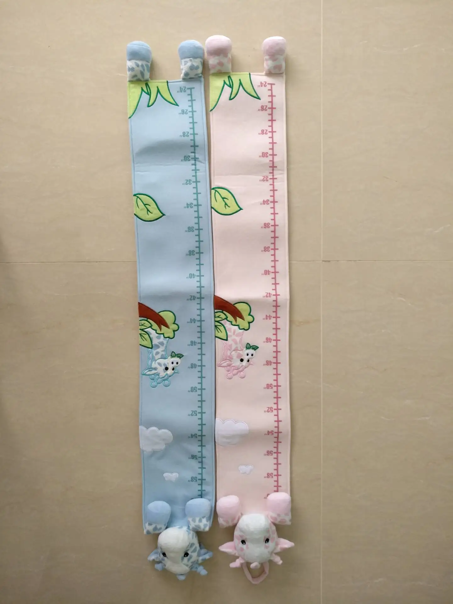 baby height measure ruler stuffed plush toy infant growth ruler height chart