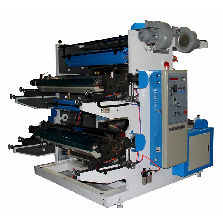 Xinxin Automatic Flexographic Printer 2 Color Paper Plastic Flexo Printing Machine