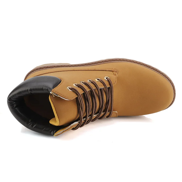 New Design Anti Slip Casual Leather Best Safety  Wholesale Waterproof Sport Outdoor Men Hiking Boot Shoes for Men