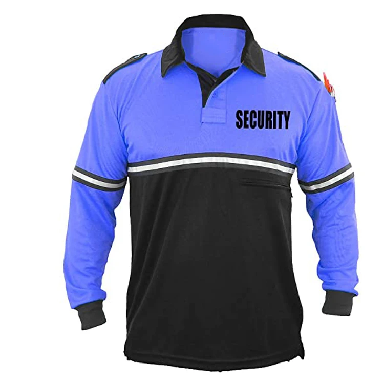 
Осенняя 100% Полиэстеровая Светоотражающая полосатая рубашка-поло с карманом на молнии и длинными рукавами, защитная Военная футболка 