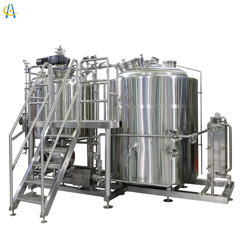 Draft beer 1000l 2000l 5000l home stainless steel beer brewing equipment  with Thermometer