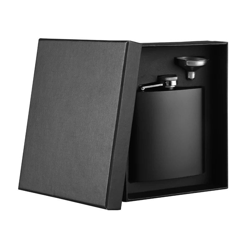 Custom Hip Flask Stainless Steel Hip Flask for Liquor Perfect for Men or Women to Drink Whiskey Alcohol Funnel and Flask set