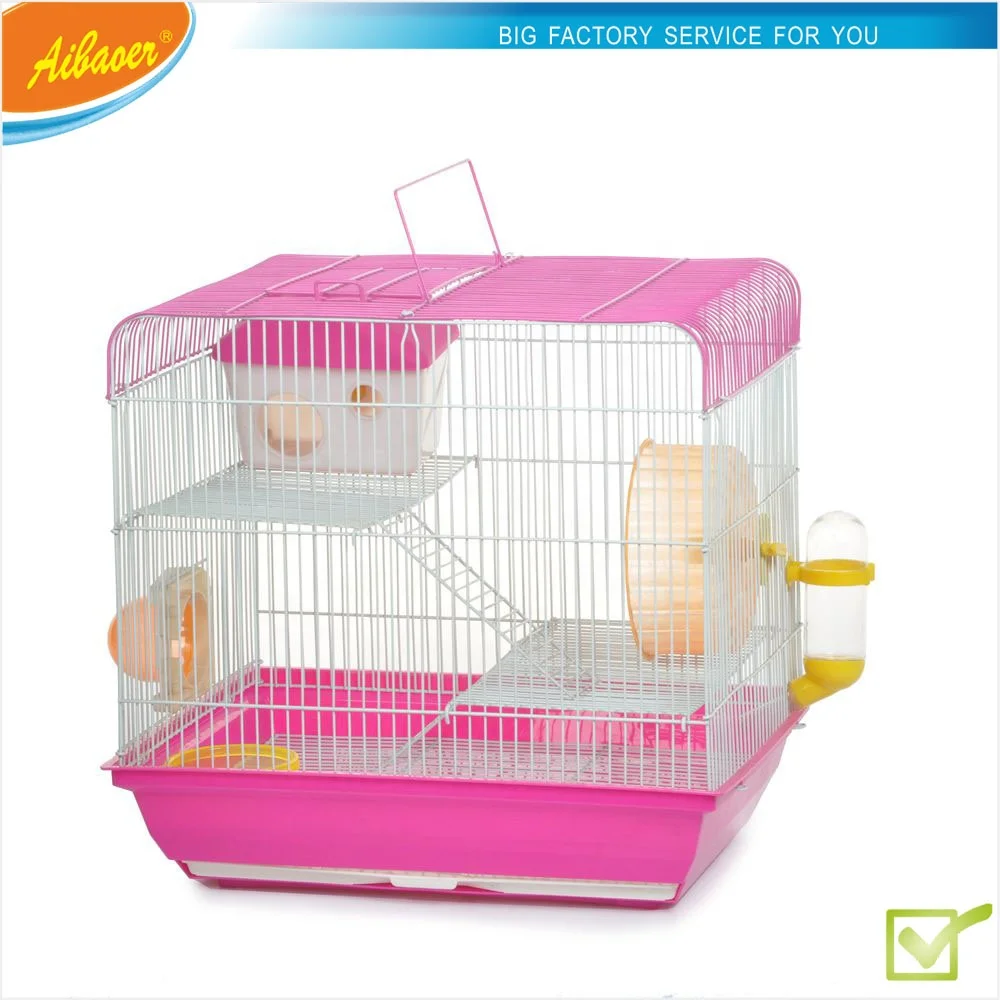 M120 Wholesale Factory Luxury Custom Fold Cheap Plastic Metal Acrylic Hamster Cage For Sale
