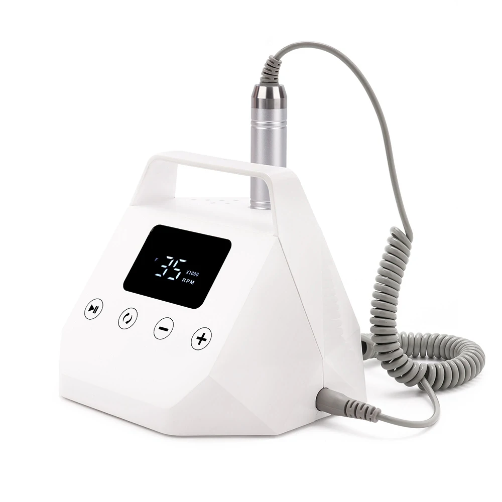 High Speed 35000 Rpm Desktop Nail Drill Electric 65w Coreless Motor Drill Nail Manicure Pedicure Machine