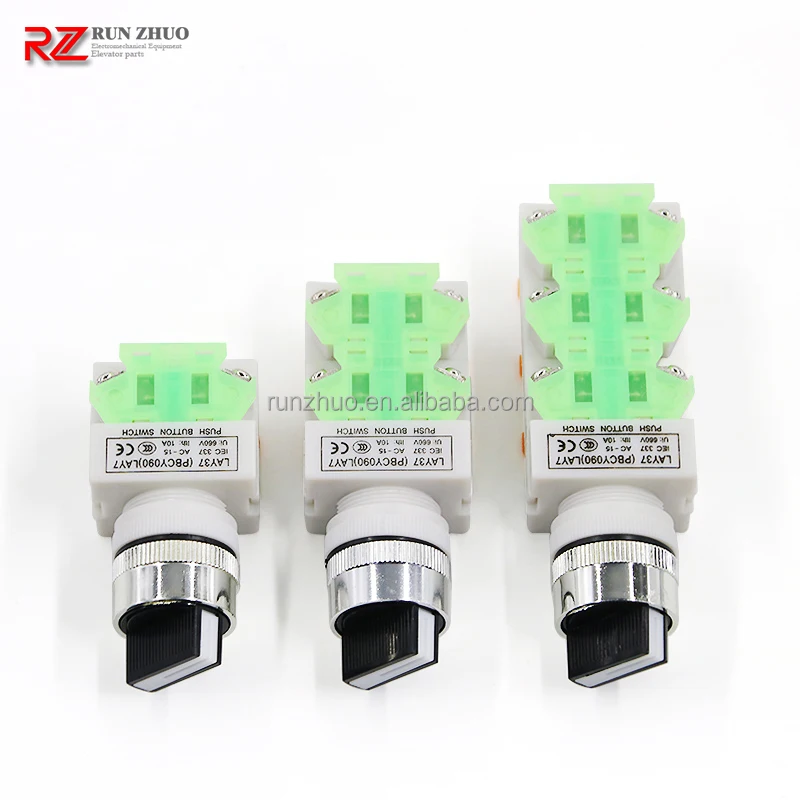 Elevator Spare Part Elevator Car Top Maintenance Switch Button LAY37 PBC