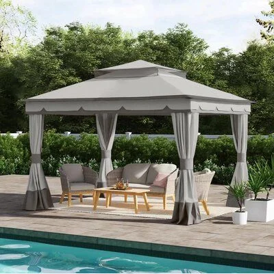 Лидер продаж, оптовая продажа, беседка из кованого железа, воздушная палатка, алюминиевая уличная беседка, беседка с москитной сеткой