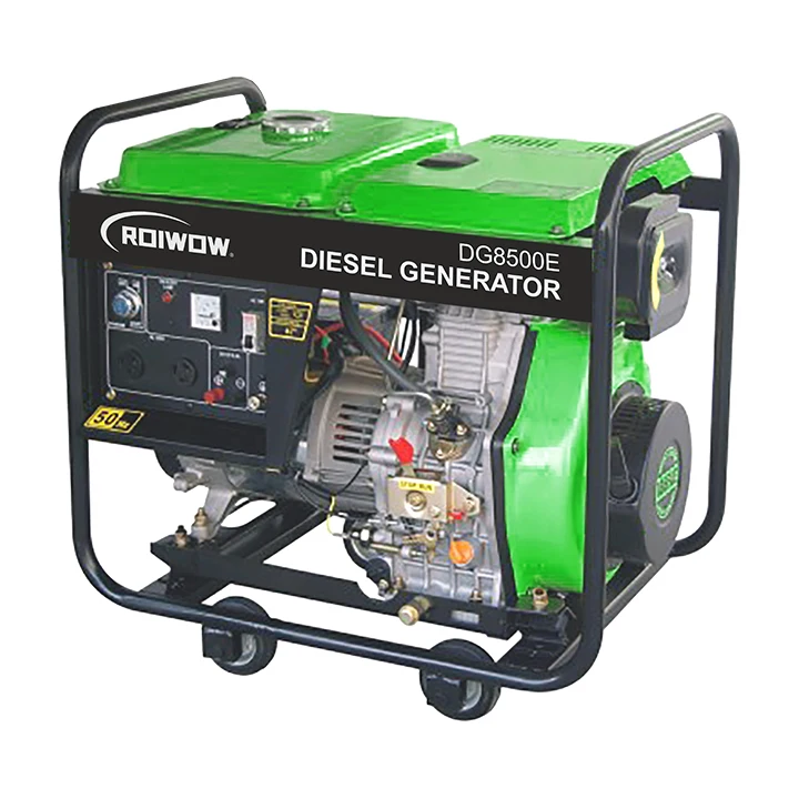 CE 6.0KW Portable Small Diesel Power Generator Set Price Home Air Cooled Diesel Engine Generators
