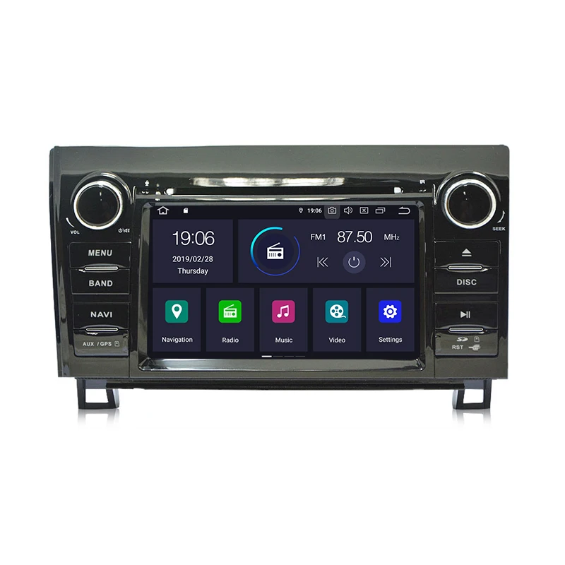 Автомобильный DVD-плеер PX30 Android 2007 7 дюймов GPS для Toyota Tundra 2013-2008