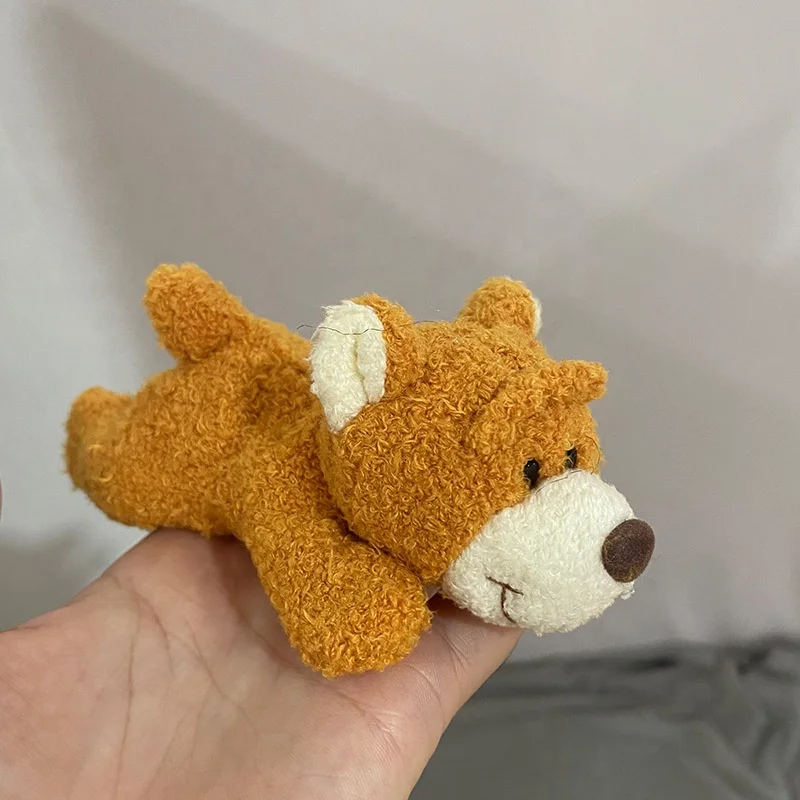 Cute animal doll cartoon refrigerator sticker Creative animal plush toy magnetic small doll home decoration