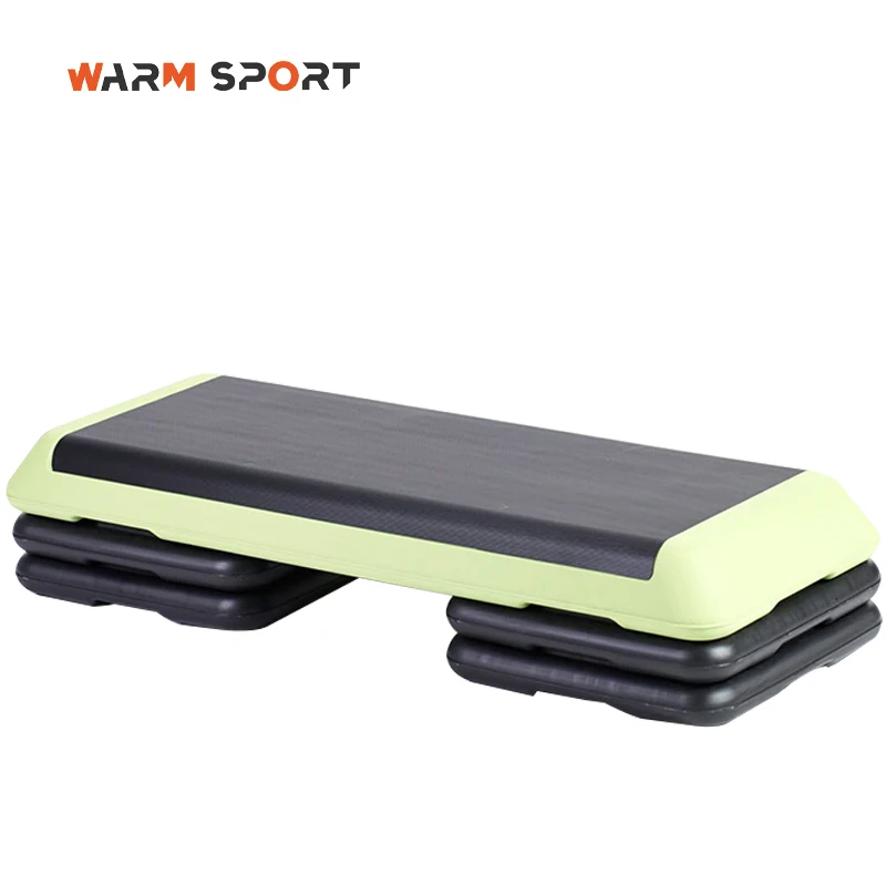 Factory Wholesale Custom Logo Home Exercise Fitness Adjustable Gym Platform Stepper 3 Levels Aerobic Step