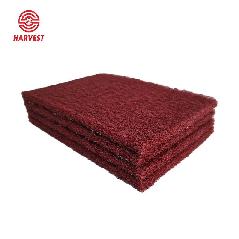 Top 203mm X 102mm Metal Abrasive Scouring Pad Roll Polishing Pad Non Woven Pad