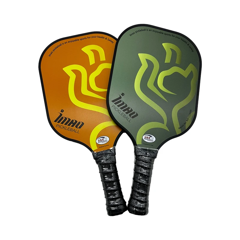 Best Selling USAPA Approved Polypropylene Honeycomb Carbon Fiber Thermoformed Pickleball Paddle With 12 Pickle Balls