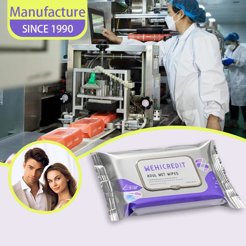 Customizable disposable eco friendly single mini fujian korea japanese single pack power man delay 1-120 pcs wet tissue