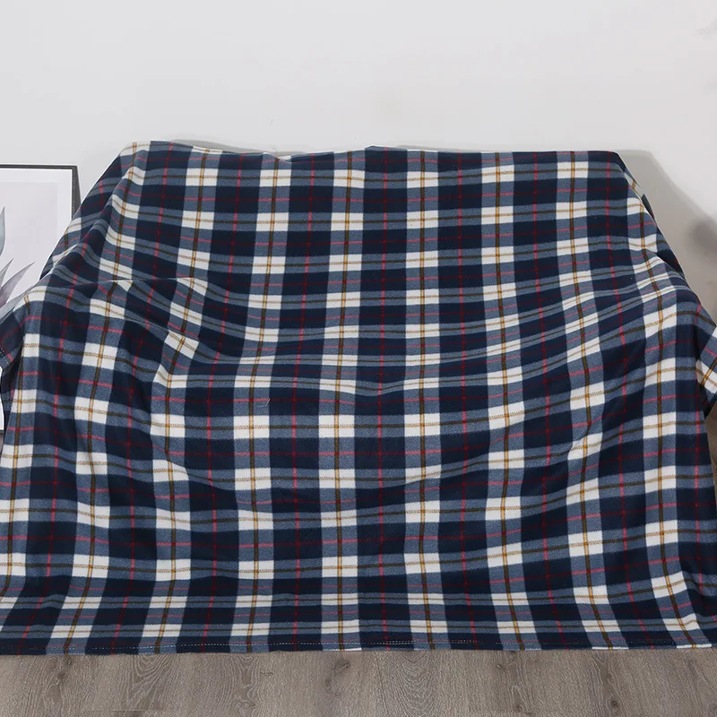 Wholesale Buffalo Check Blanket 100% Polyester Plaid Fleece Blanket Tartan Blanket For Holiday