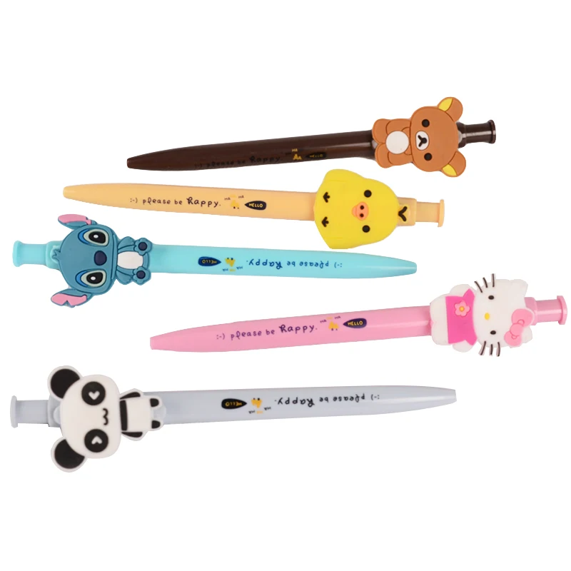 2020 gift promotional feather Logo Printed ball point 0.5 gel pen customized logo manufacturing