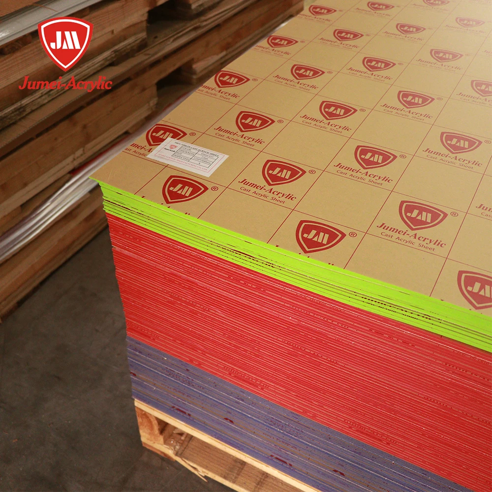 JM cast acrylic sheet PMMA fluorescent acrylic sheets
