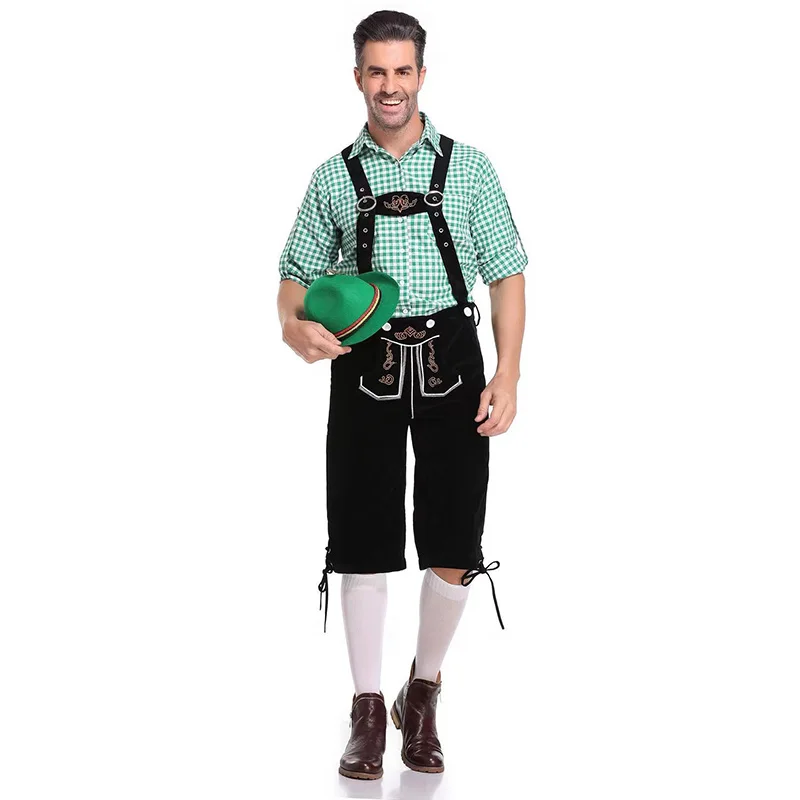 Mens German Bavarian Oktoberfest Costume Set for Dress Up Party and carnival costume