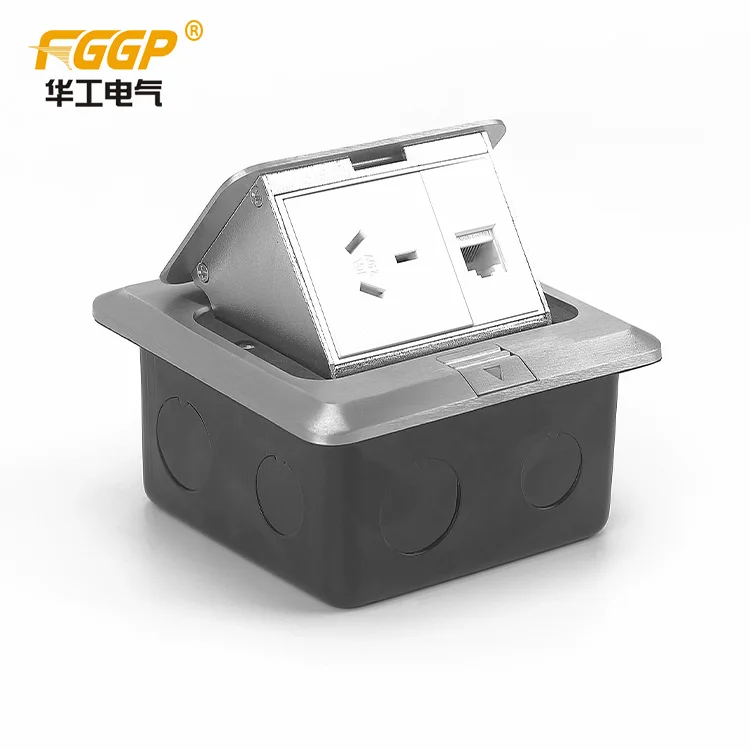 SAA approved  Retail australian New zealand Au floor mounted  cable 220v single  floor socket