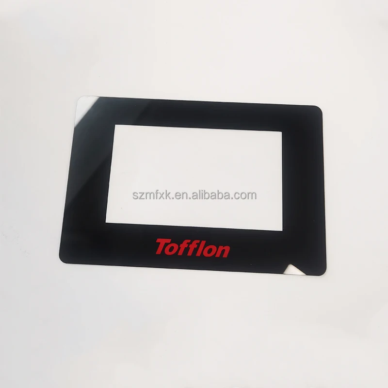 Manufacture of screen printed gorilla glass toughened display glass with 3M adhesive backing