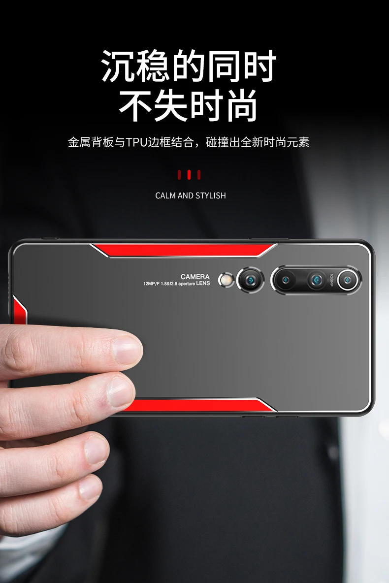 Aluminum Alloy Shell Metal Blade Phone Case ForBack Cover For Samsung A53 5G A51 4G A32 5G  S22ultra S21ultra note 10 Pro