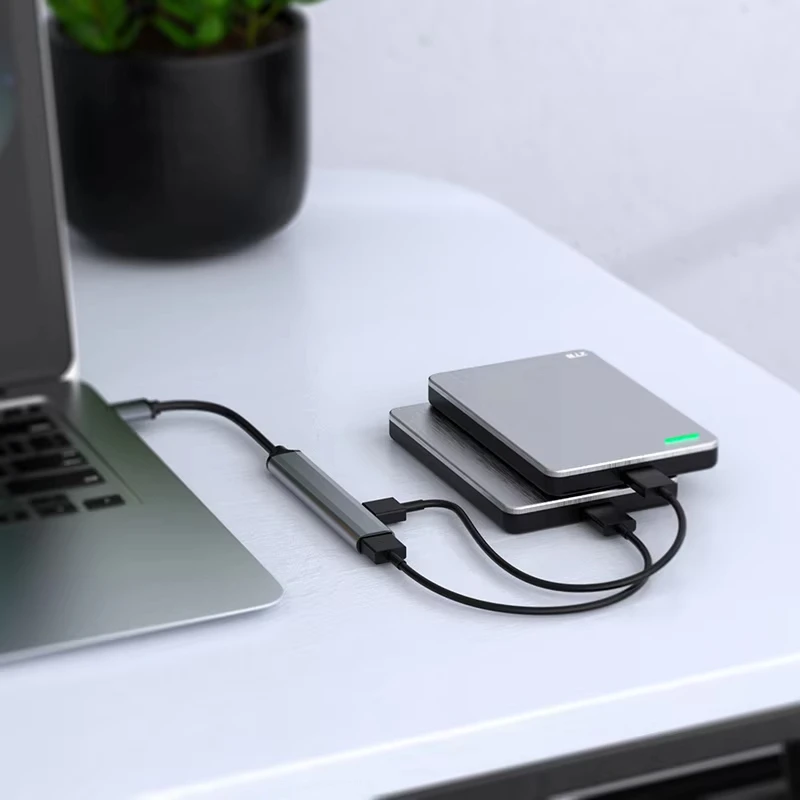 TKT 4-в-1 многоразветвитель USB 3 0-концентратор док-станция для USB-3 0 2 4 порта OTG адаптер HDMI интерфейс ноутбук Pro ПК компьютер