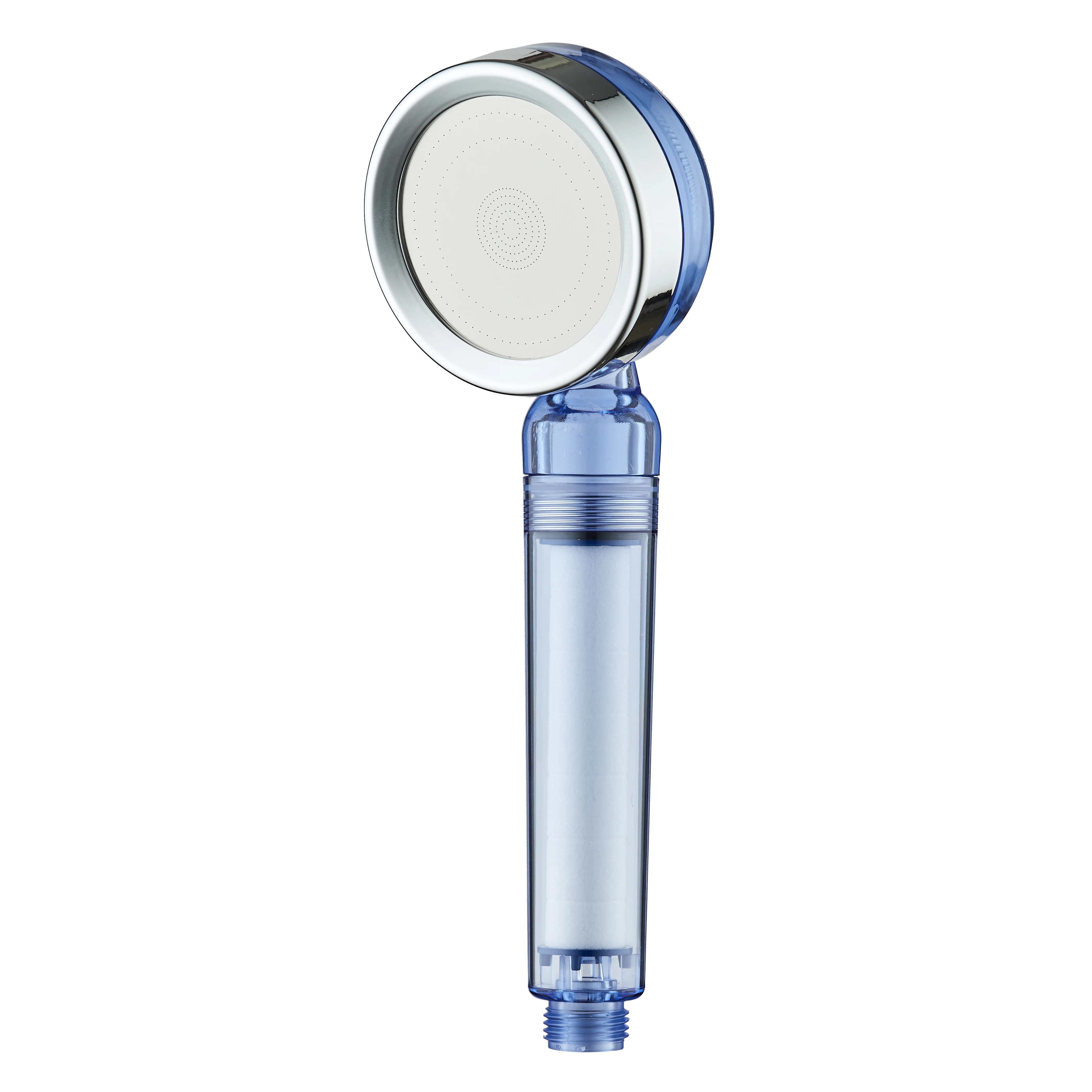 single function high pressure water saving adjustable water flow nano micro bubble shower head with pp cotton filter