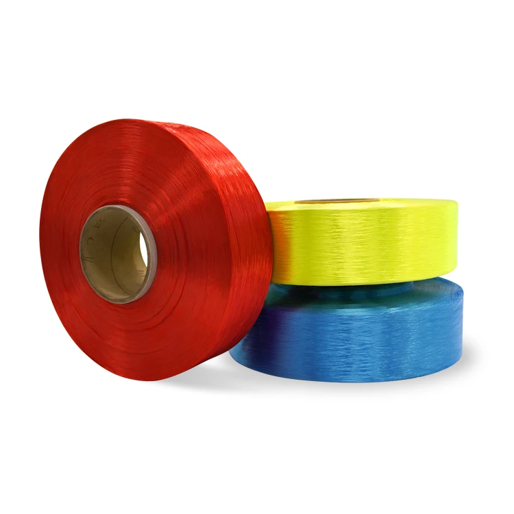 Полиэфирный iфайл FDY 300d 96f окрашенные цвета трилобаль яркий запас Турецкая ковровая