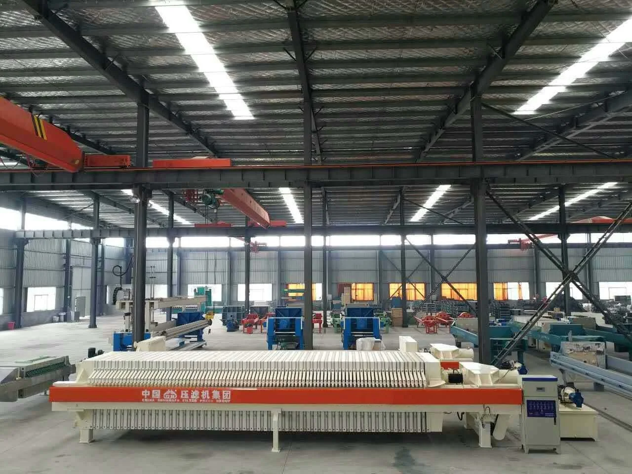 High Pressure Filter Press for Clay Slurry/Glass Polishing Water/Washing Sand Factory