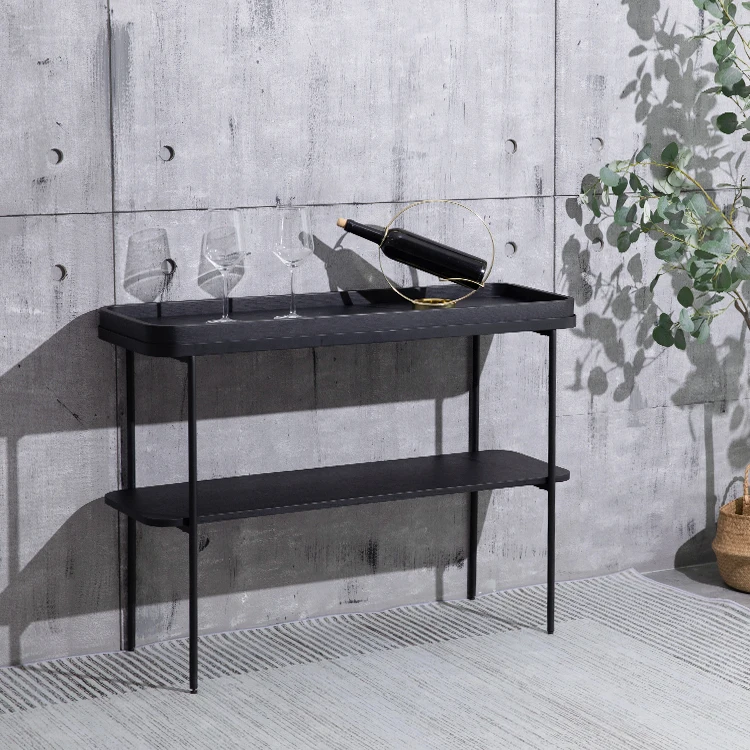 High Quality Contemporary Living Room Furniture Console Table Modern Black Console Table