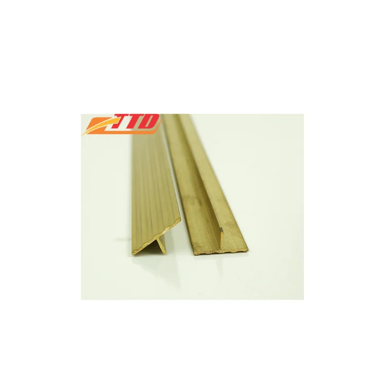 Brass Curtain Rods Environmentally Friendly Brass Profile Strips- Factory Wholesale - Custom Design, Size And Style Ttd Brass