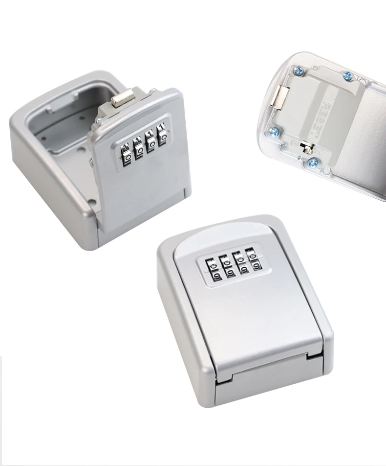 Asack G9 heavy duty 4 digit combination portable code lock box top security safety key locks aluminum alloy anti-theft safes