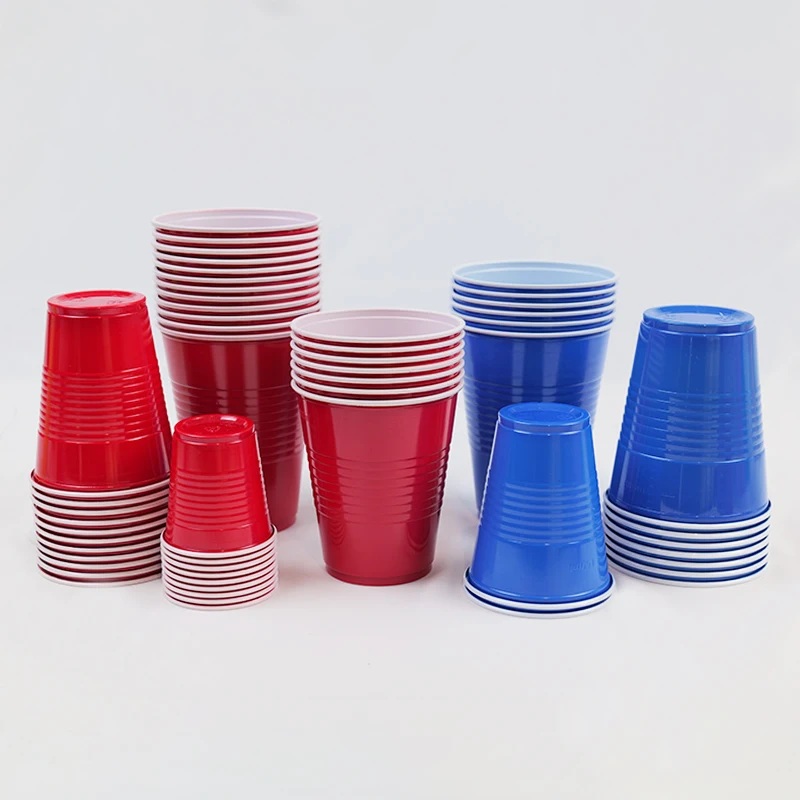 Disposable Plastic Ps Party Cup Plastic Wine Drinking Red Cups Game Party Cup