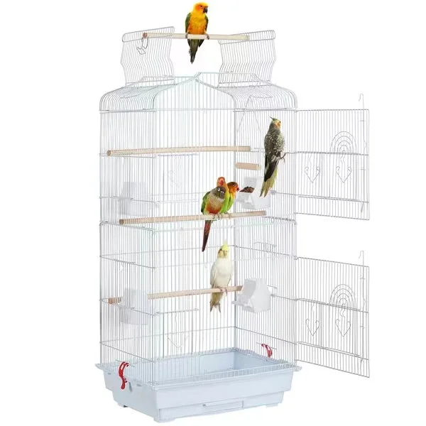 Wholesale bird cages in chennai 3016 model wooden decorative bird cages parrot medium luxury budgerigar bird cage