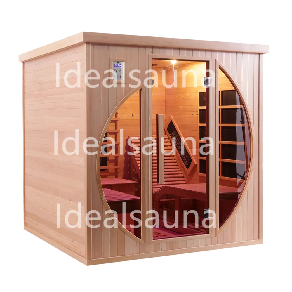 Infrared SPA Capsule Ozone Disinfection Light Therapy Steam Sauna Machines with Bluetooth Music