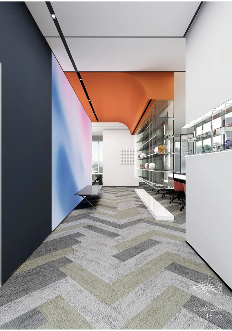 Office Tile Carpet Tile 25x100 Carpet Floor Tiles