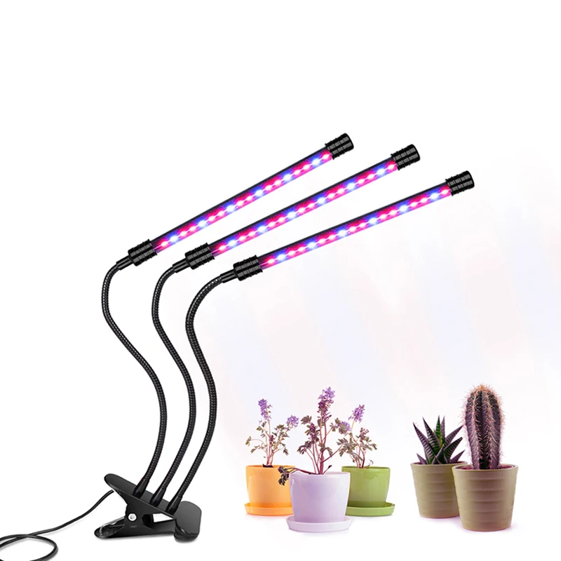 18W 27W 36W High Intensity USB Foldable Full Spectrum Desk Flexible Clip Lamp Growing Lamp for Plants Seedling LED Grow Light