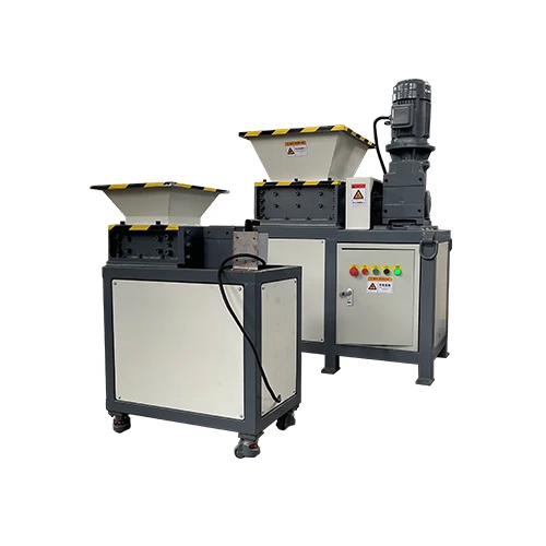 
Industrial Recycled Twin Shaft Waste Pet Bottles Plastic Strap Metal Mini Shredder Machine 