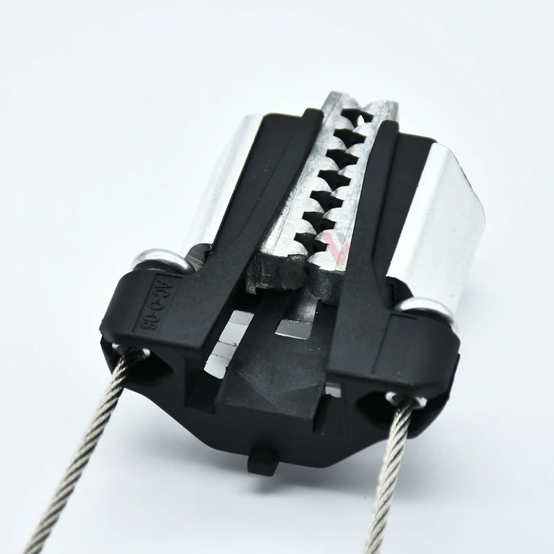 PA06 Aluminum alloy ADSS Tension Clamp Fiber Optic Figure 8 Cable Clamp  Anchor  adjustable wire clamp