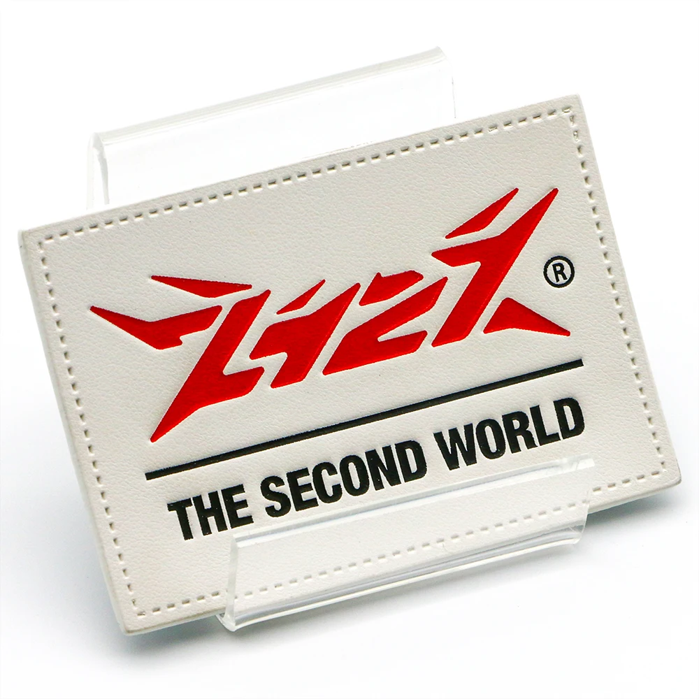 New Made Fashion Style Leather metal Patch Label with Best Design coconut 3d logo embroidery patches