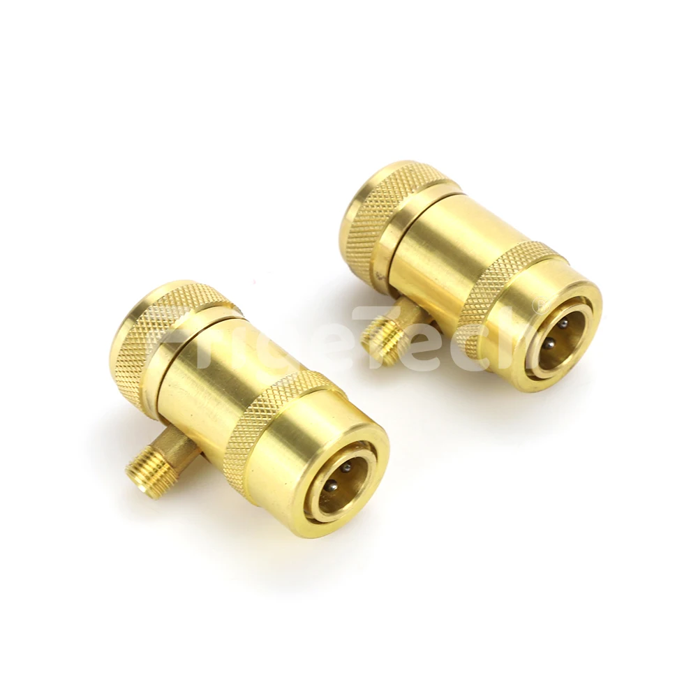 R744 латунный быстроразъемный соединитель, SAEJ639, сверхмощный для использования под высоким давлением, QC-22
