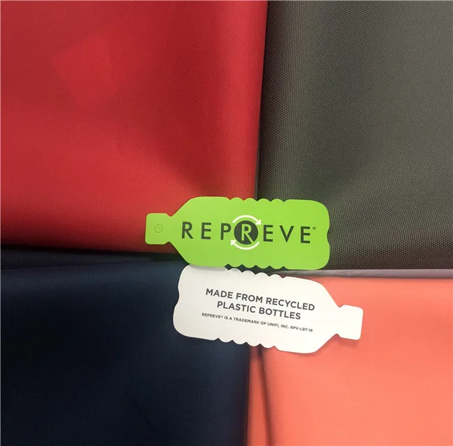 GRS RPET Taffeta nylon Eco-friendly recycled waterproof woven fabric